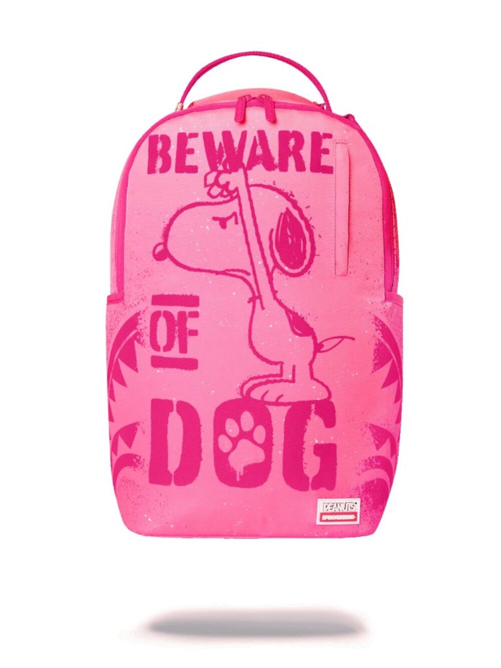 Sprayground Pink "Beware of Dog" Snoopy Backpack
